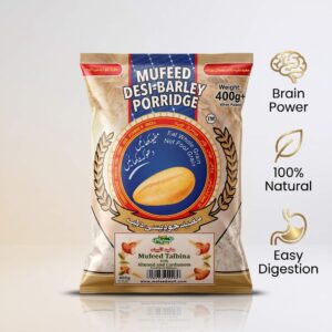 Alt Text: Health Benefits of Mufeed Talbina for Brain Power and Easy Digestion