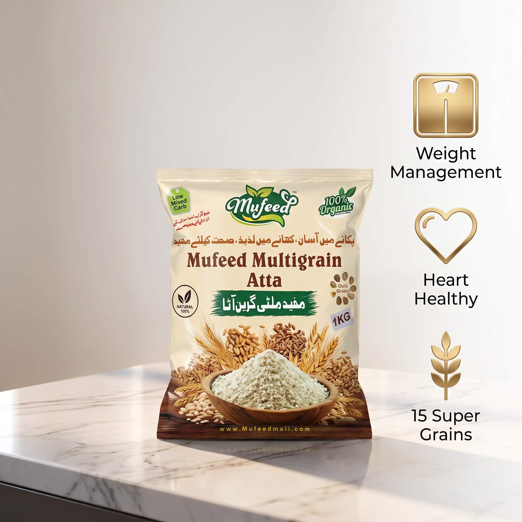 Health Benefits of Low Carb Multigrain Atta for Weight Management and Heart Health